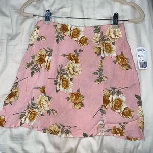Forever21 floral miniskirt